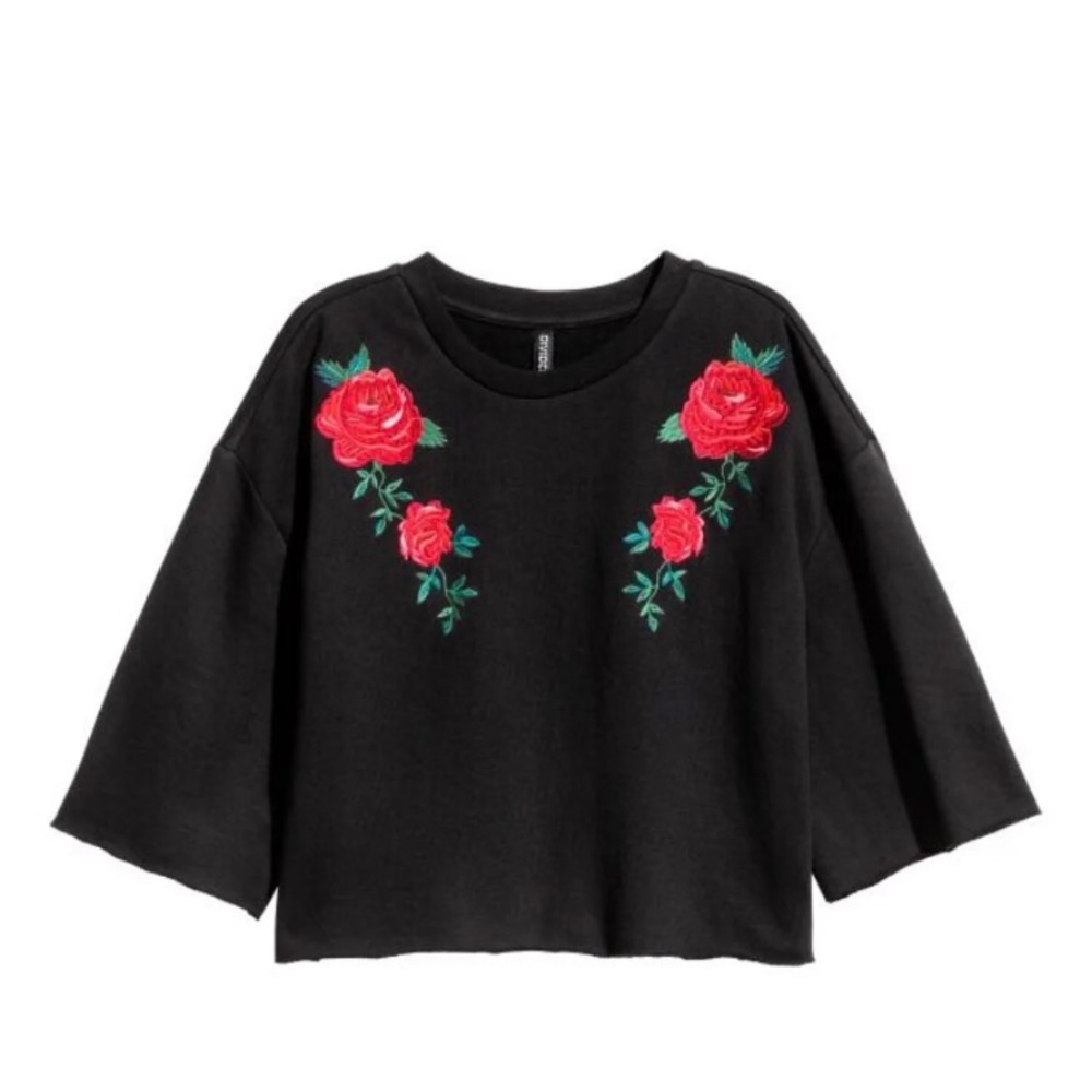 Embroidered top